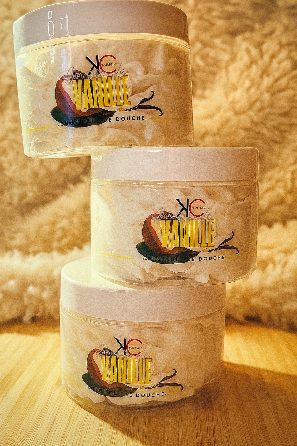 chantilly de douche vanille Karité