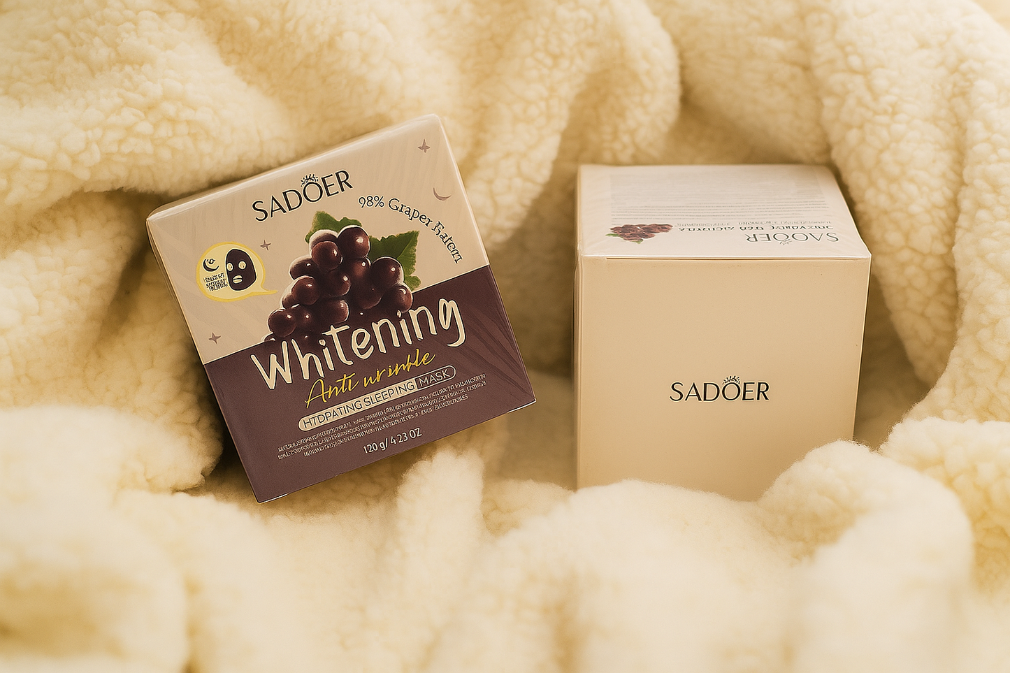 Masque de nuit au raisin