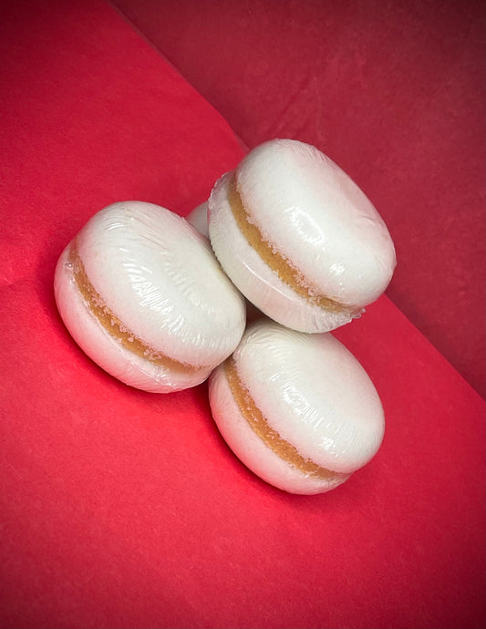 Macaron de bain effervescent parfum Monoï