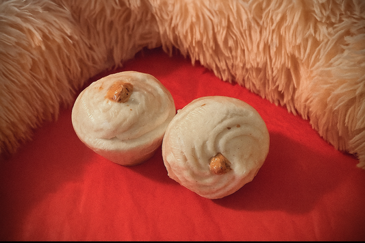 Fondants de bain cupcake à la rose de damas