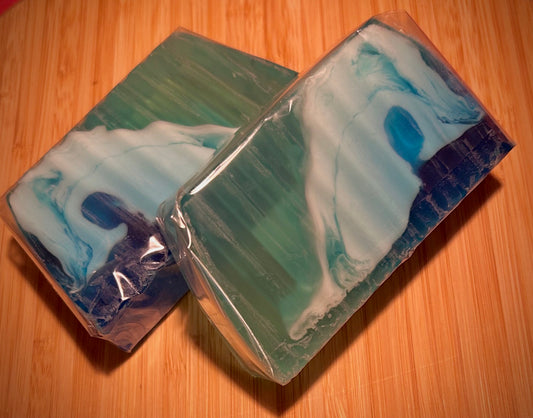 Tranche de savon parfum Blue diamond