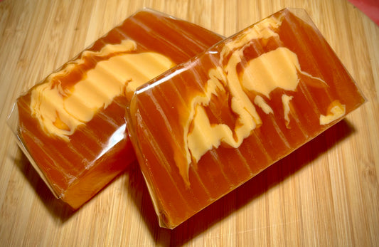 Tranche de savon parfum Caramel