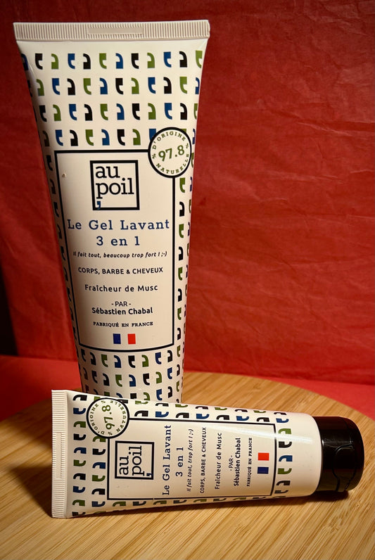 Gel Lavant 100 ml et 250 ml - Corps, Cheveux et Barbe