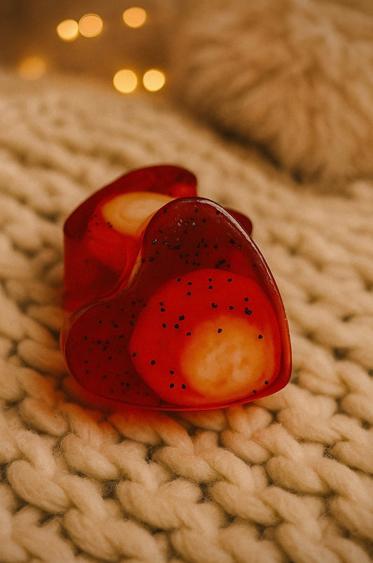 Cœur Glycérine parfum Fraise