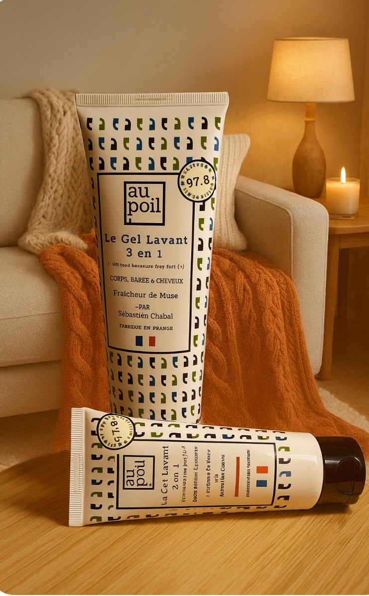 Gel Lavant 100 ml et 250 ml - Corps, Cheveux et Barbe