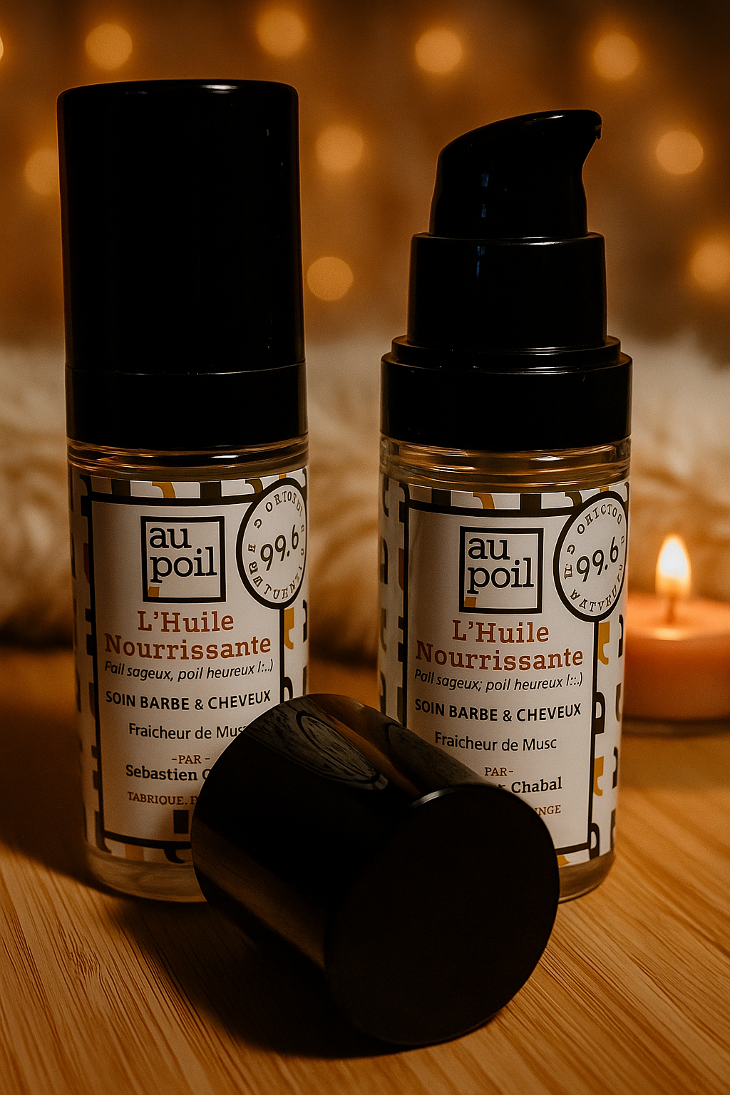 Huile nourrissante barbe et cheveux