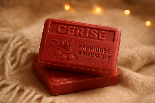 savon de Marseille parfum cerise