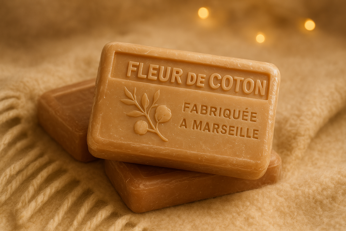 Savon de Marseille parfum Fleur de coton
